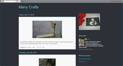 Desktop Screenshot of manycrafts.blogspot.com