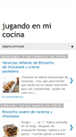 Mobile Screenshot of jugandoenmicocina.blogspot.com