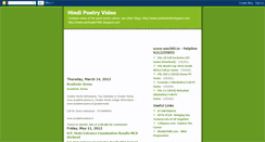 Desktop Screenshot of poetryvideo.blogspot.com