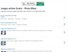 Tablet Screenshot of pintadibusjuegosonline.blogspot.com