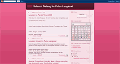 Desktop Screenshot of langkawi2007.blogspot.com