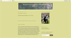 Desktop Screenshot of hospitalsandtrenches.blogspot.com