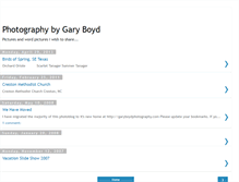 Tablet Screenshot of garyboyd.blogspot.com