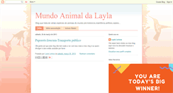 Desktop Screenshot of mundoanimaldalayla.blogspot.com