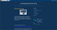 Desktop Screenshot of lovedarkpassionweb.blogspot.com