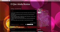 Desktop Screenshot of oqueaindarestou.blogspot.com