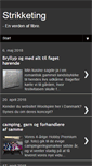 Mobile Screenshot of felix-strikketing.blogspot.com