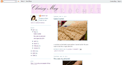 Desktop Screenshot of chrissymaycrochet.blogspot.com