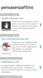 Mobile Screenshot of pensasenzafiltro.blogspot.com
