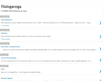 Tablet Screenshot of filologanoga.blogspot.com
