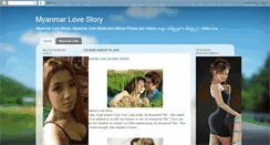 Desktop Screenshot of myanmarlovestory-blog.blogspot.com