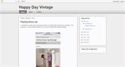 Desktop Screenshot of happydayvintage.blogspot.com