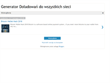 Tablet Screenshot of doladowania-do-wszystkich.blogspot.com