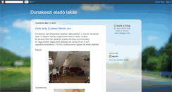Desktop Screenshot of dunakeszilakas.blogspot.com