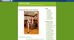 Desktop Screenshot of cutiesintights.blogspot.com
