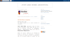 Desktop Screenshot of justlikehomeargentina.blogspot.com