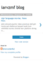 Mobile Screenshot of iarvzmf.blogspot.com
