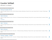 Tablet Screenshot of ladycavssoftball.blogspot.com