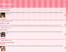 Tablet Screenshot of pinkestarlet.blogspot.com