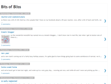 Tablet Screenshot of bitsofbliss.blogspot.com