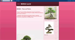 Desktop Screenshot of bonsai-plants.blogspot.com