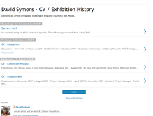 Tablet Screenshot of david-symons-information.blogspot.com