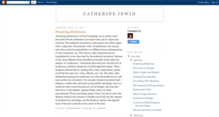 Desktop Screenshot of catherineirwin.blogspot.com