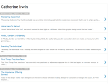 Tablet Screenshot of catherineirwin.blogspot.com