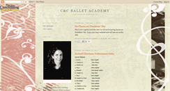 Desktop Screenshot of candcballetacademy.blogspot.com