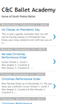 Mobile Screenshot of candcballetacademy.blogspot.com