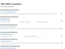 Tablet Screenshot of candcballetacademy.blogspot.com