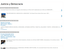 Tablet Screenshot of justiciaydemocracia-juezarieta.blogspot.com