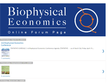 Tablet Screenshot of biophysicalecon.blogspot.com