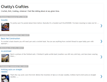 Tablet Screenshot of chattyscrafties.blogspot.com