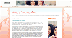 Desktop Screenshot of angryyoungmom.blogspot.com