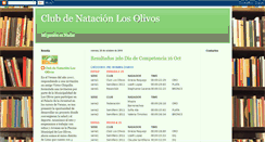 Desktop Screenshot of natacionlosolivos.blogspot.com