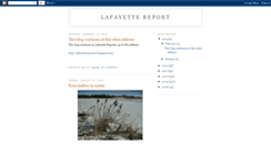 Desktop Screenshot of lafayettereport.blogspot.com