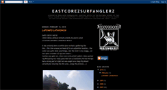 Desktop Screenshot of eastcorezsurfanglerz.blogspot.com