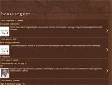 Tablet Screenshot of esztergomi.blogspot.com