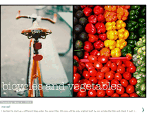Tablet Screenshot of bicyclesandvegetables.blogspot.com