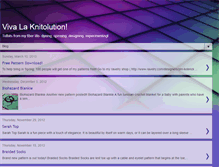 Tablet Screenshot of knitolution.blogspot.com