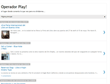 Tablet Screenshot of operadorplay.blogspot.com