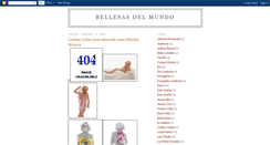 Desktop Screenshot of bellesasdelmundo.blogspot.com