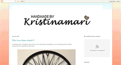 Desktop Screenshot of kristinamari.blogspot.com