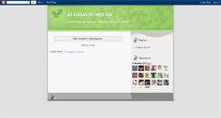 Desktop Screenshot of coisasdomeusol.blogspot.com