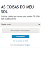Mobile Screenshot of coisasdomeusol.blogspot.com