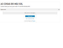 Tablet Screenshot of coisasdomeusol.blogspot.com