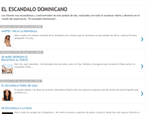 Tablet Screenshot of elescandalodominicano.blogspot.com