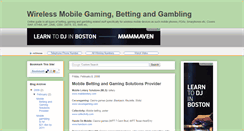 Desktop Screenshot of mobilebetting.blogspot.com