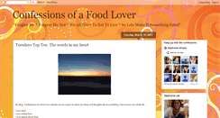 Desktop Screenshot of confessionsofafoodlover.blogspot.com